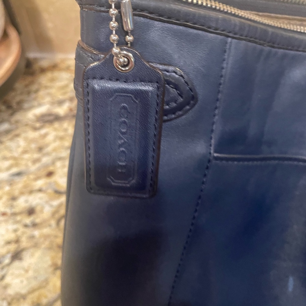 Coach Navy Blue Shoulder Bag - Picture 8 of 8